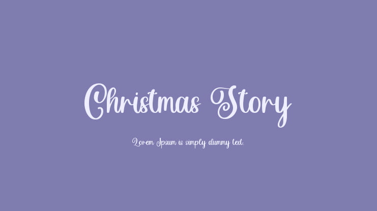 Christmas Story Font