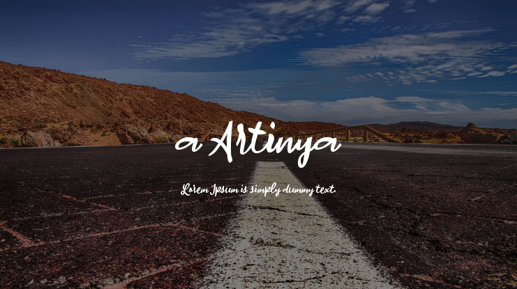 a Artinya Font