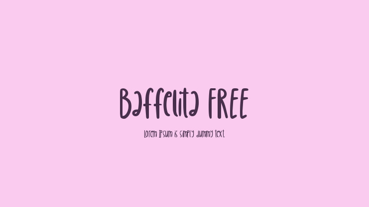 Baffelita FREE Font