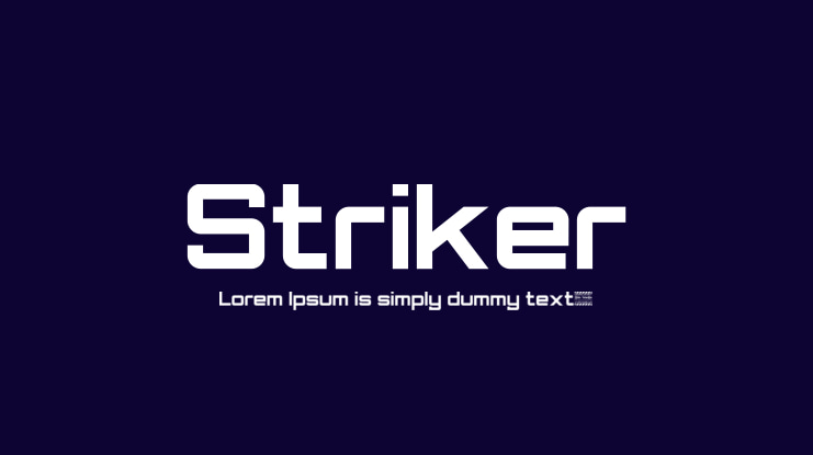 Striker Font