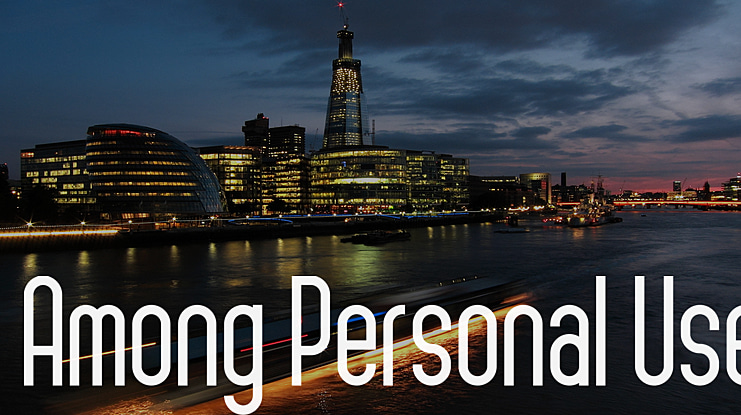 Among Personal Use Font