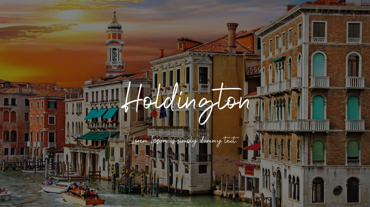 Holdington Font