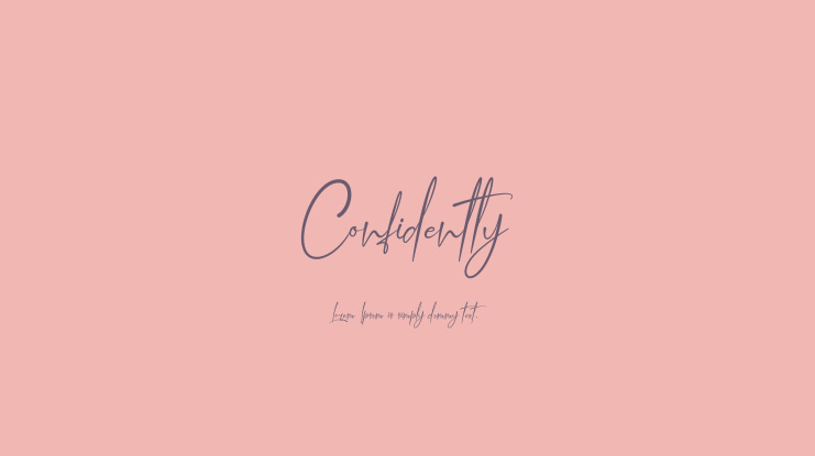 Confidently Font