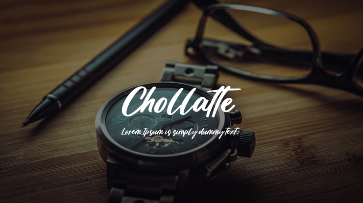 Chollatte Font