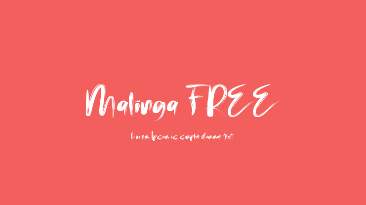 Malinga FREE Font