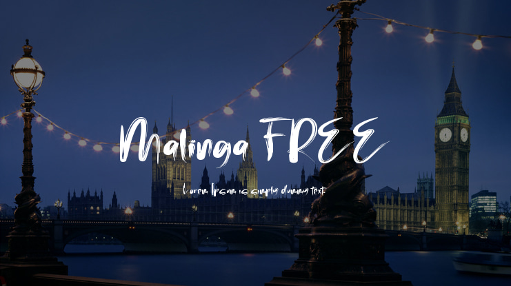Malinga FREE Font