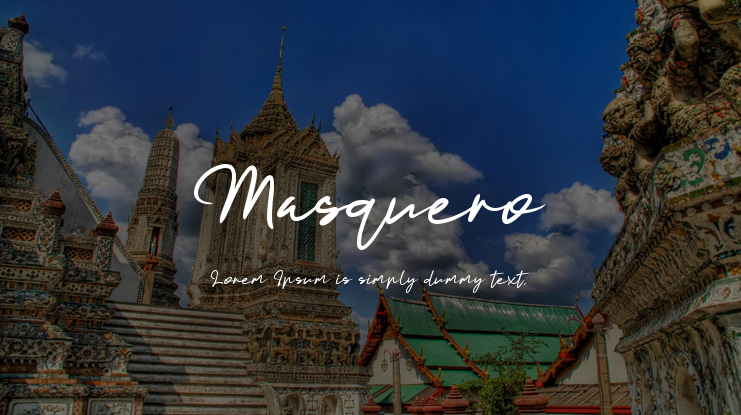 Masquero Font