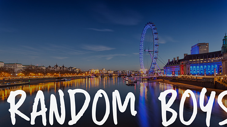 Random Boys Font
