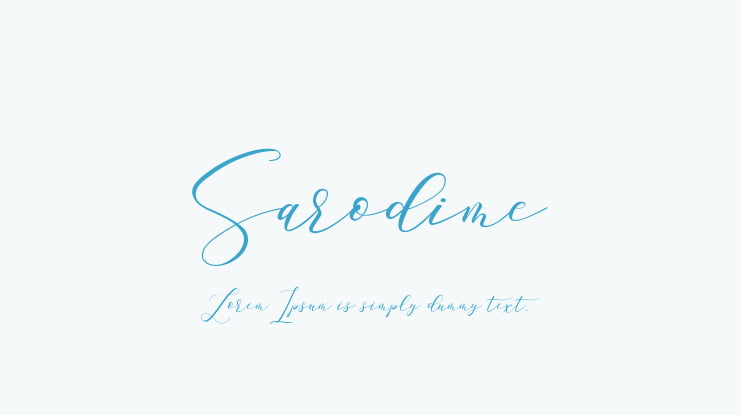 Sarodime Font