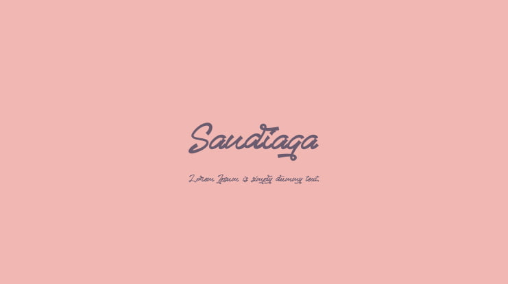 Sandiaga Font