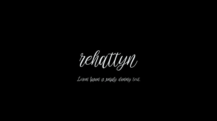 rehattyn Font