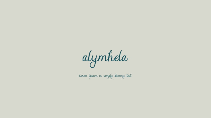 alymhela Font