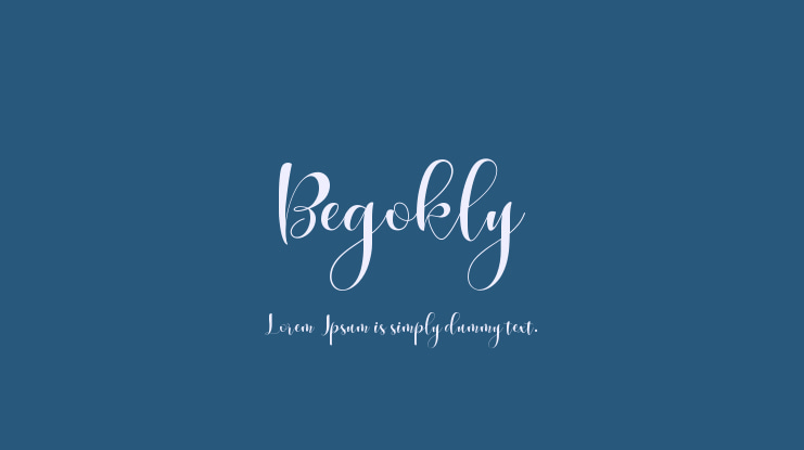 Begokly Font