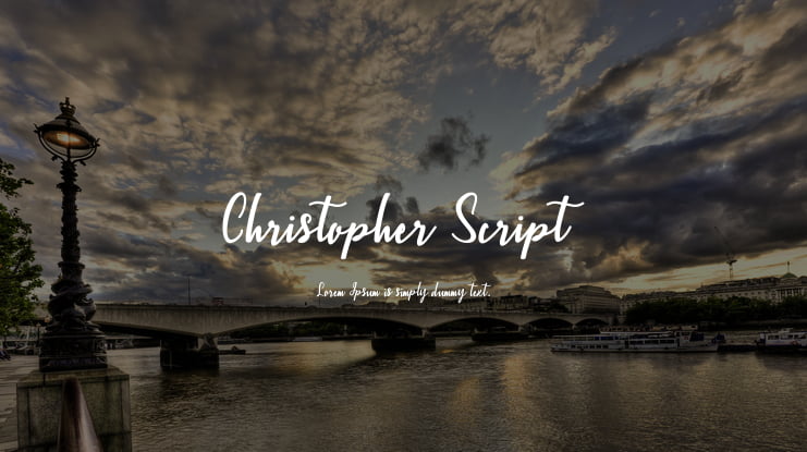 Christopher Script Font