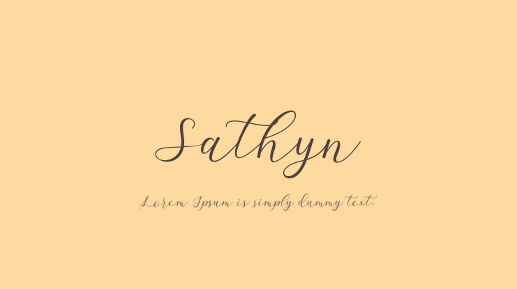 Sathyn Font