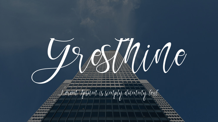 Gresthine Font