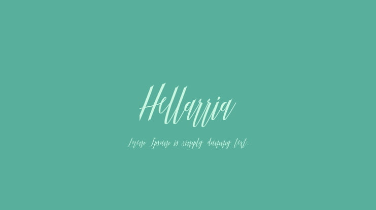 Hellarria Font