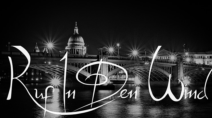 Ruf In Den Wind Font