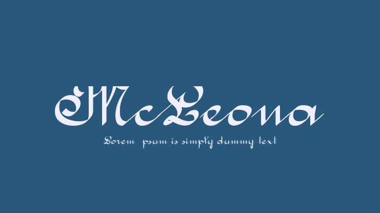 McLeona Font Family