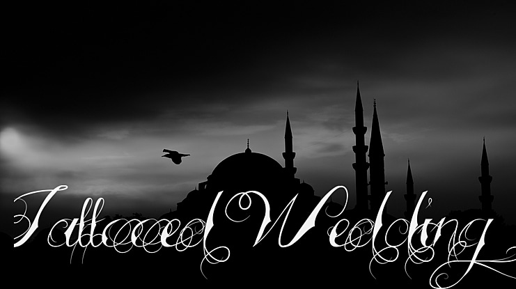 Tattooed Wedding Font