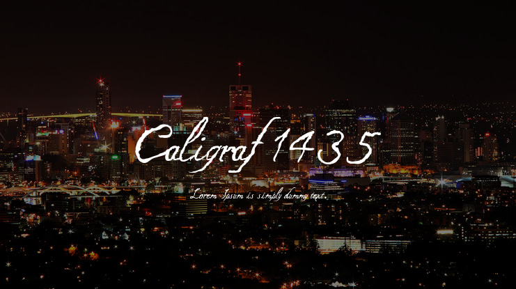 Caligraf 1435 Font