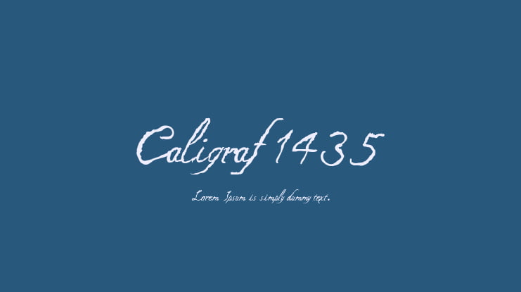 Caligraf 1435 Font
