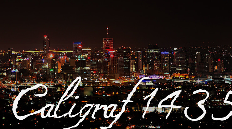 Caligraf 1435 Font