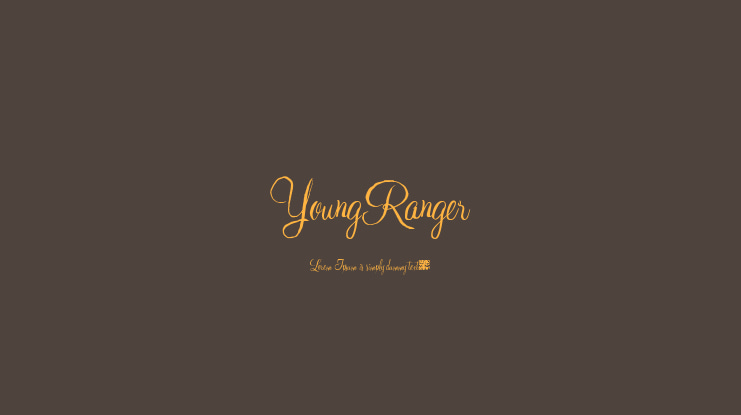 YoungRanger Font