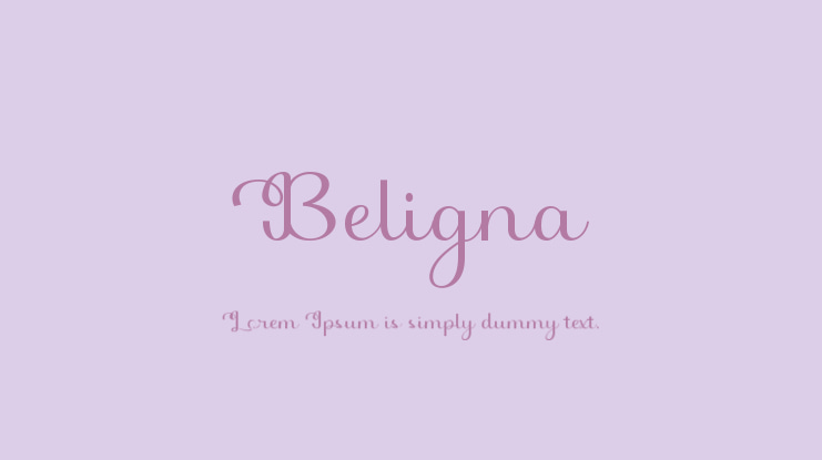Beligna Font