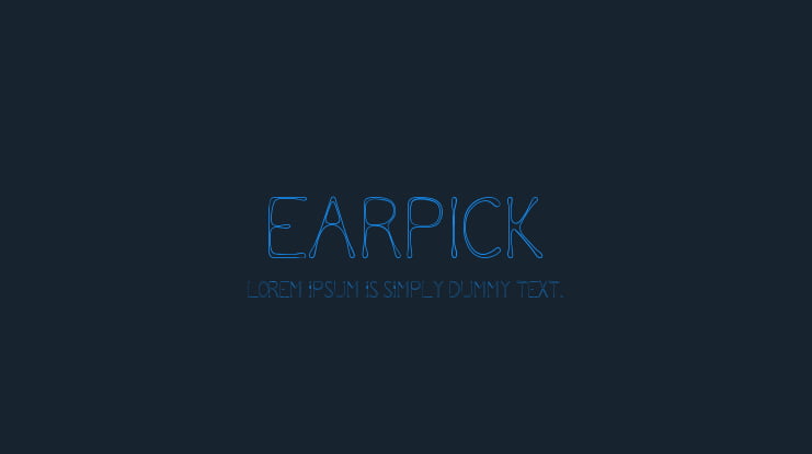 Earpick Font Family