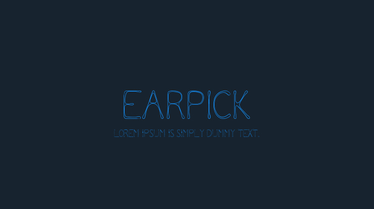 Earpick Font Family