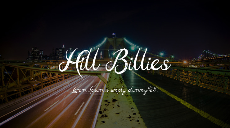 Hill Billies Font