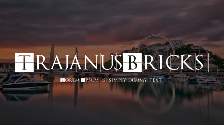 TrajanusBricks Font Family