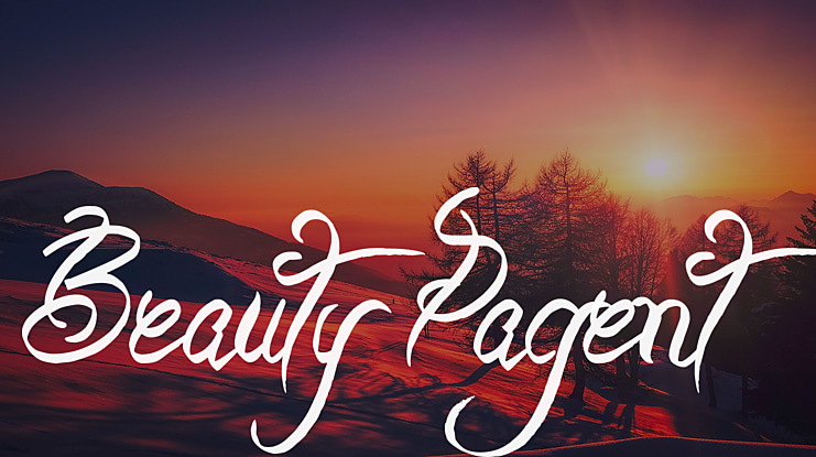 Beauty Pagent Font