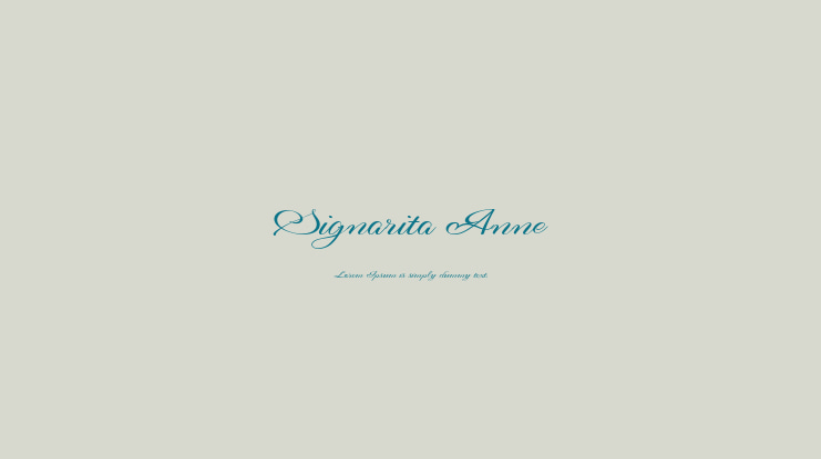 Signarita Anne Font