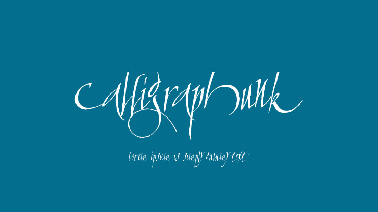 cAlLiGrApHuNk Font
