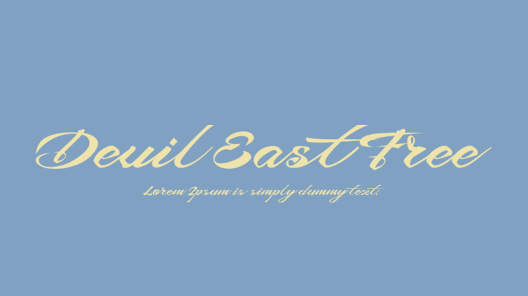 Devil East Free Font