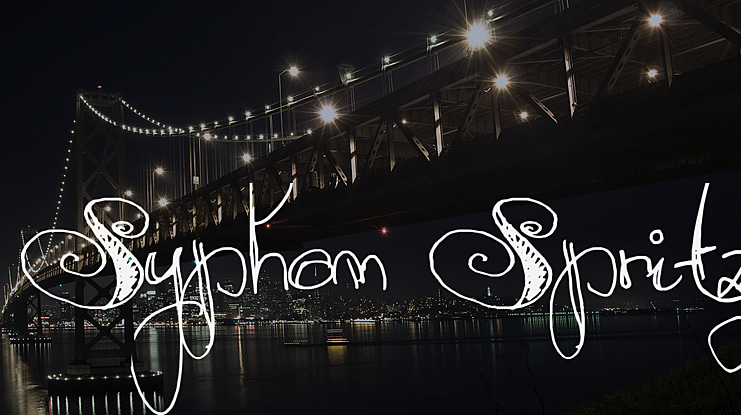 Syphon Spritz Font