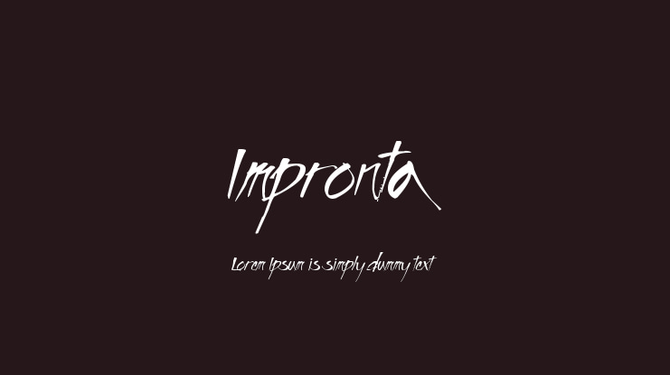Impronta Font