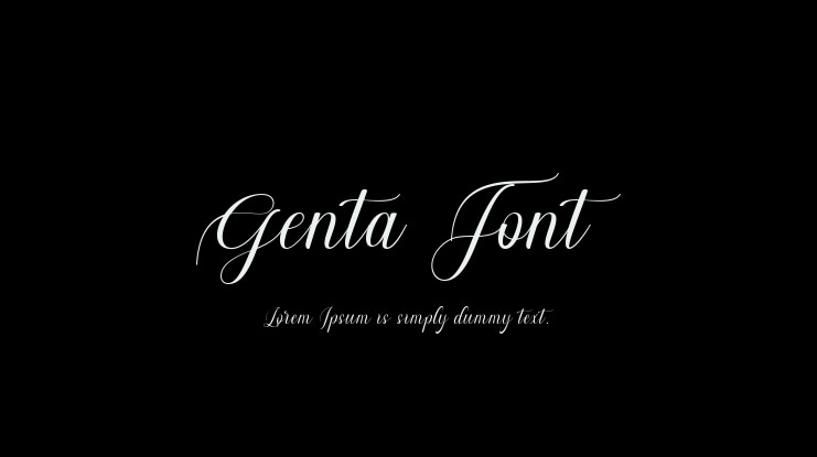 Genta Font