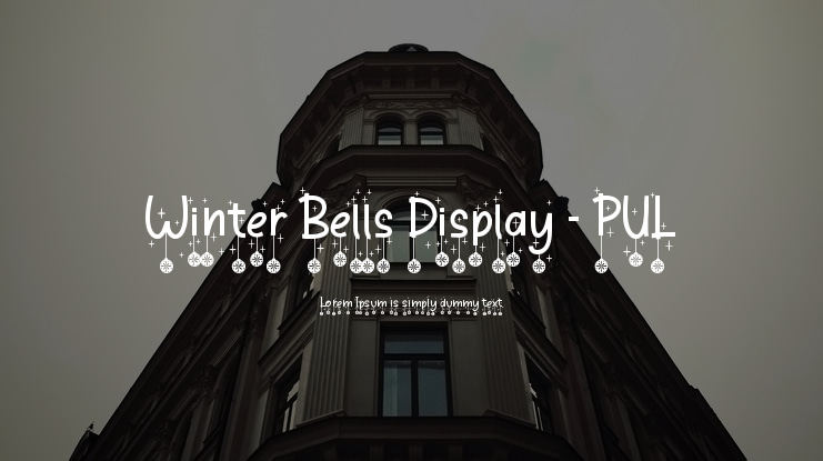 Winter Bells Display - PUL Font Family