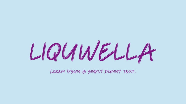 liquwella Font