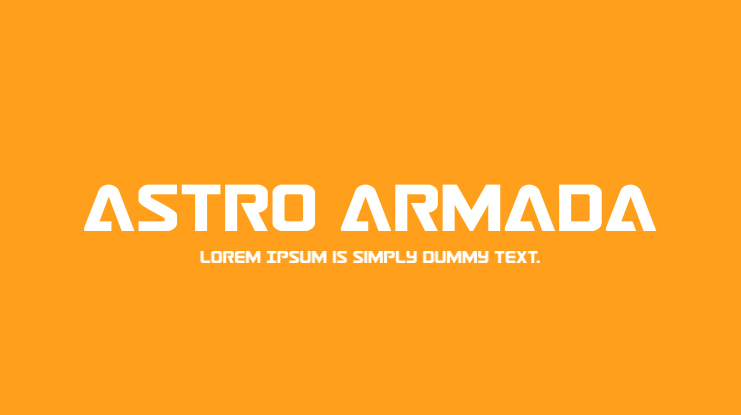 Astro Armada Font Family