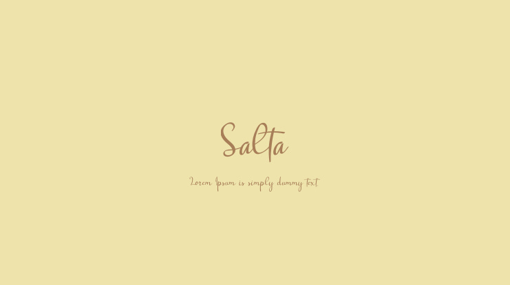 Salta Font Family