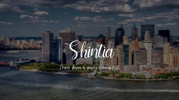 Shintia Font Family