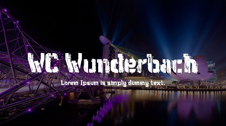 WC Wunderbach Font Family