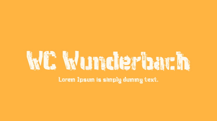 WC Wunderbach Font Family