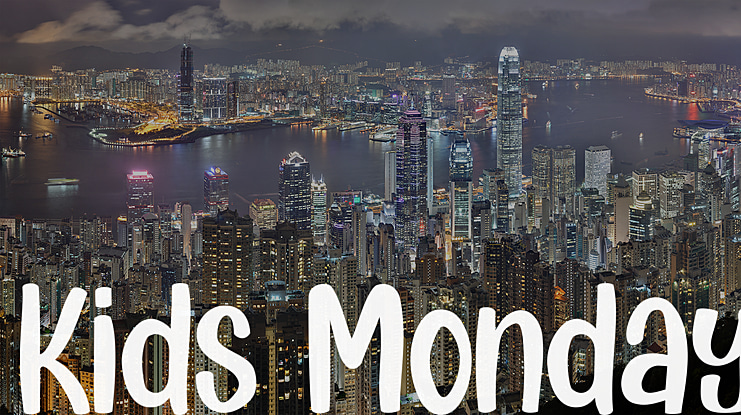 Kids Monday Font
