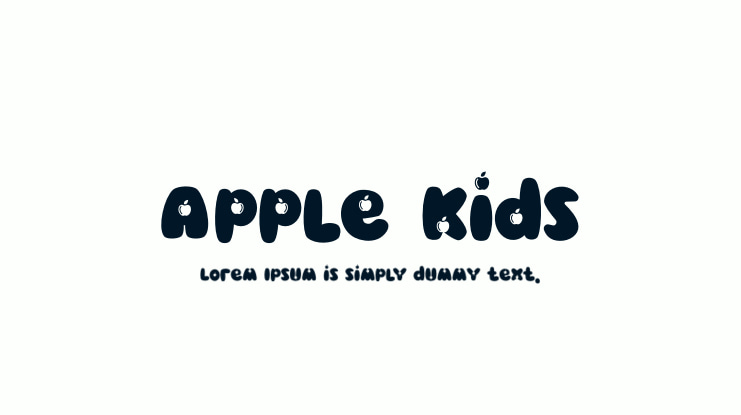 Apple Kids Font