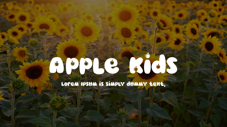 Apple Kids Font